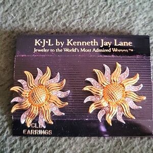 Sun Clip earrings flats jewelry